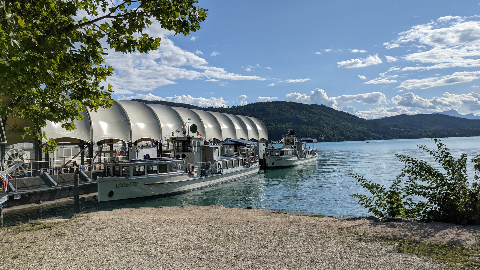 Wörthersee ships: Loretto and Lorelei